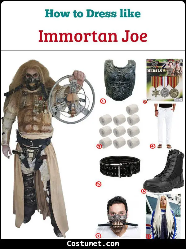Immortan Joe Costume for Cosplay & Halloween