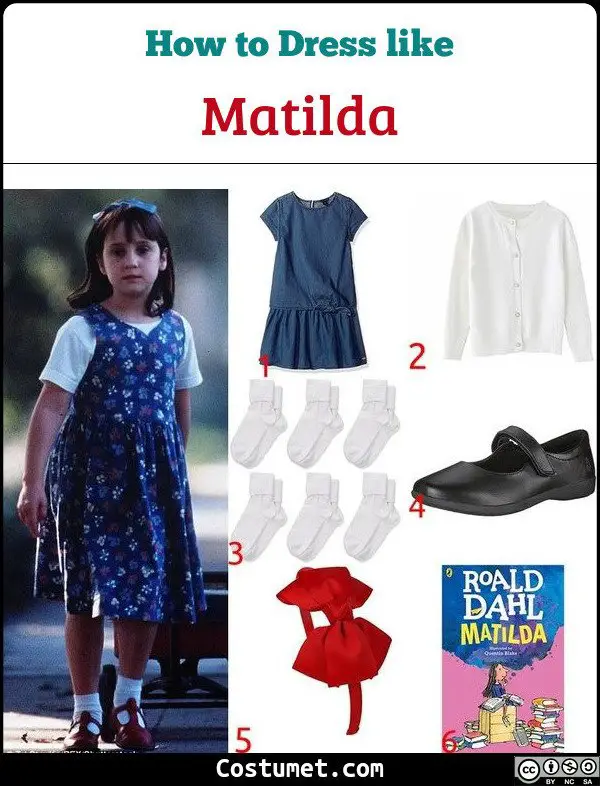 Matilda Costume for Cosplay & Halloween