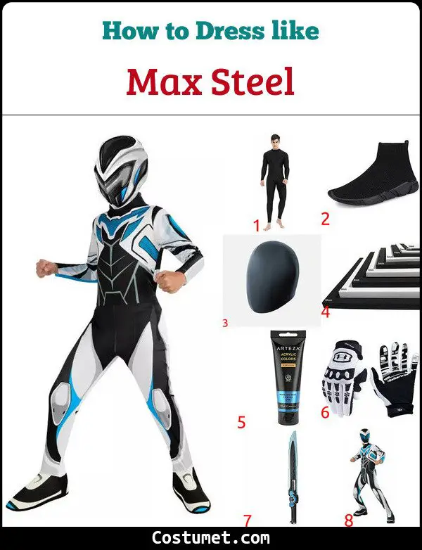Max Steel Costume for Cosplay & Halloween