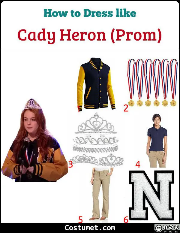 Cady Heron (Prom/Spring Fling) Costume for Cosplay & Halloween