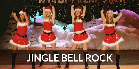 The Plastics Santa costume is a short red dress, a black belt, black gloves, and a Santa hat. The Plastics’ Jingle Bell Rock performance was definitely unforgettable.