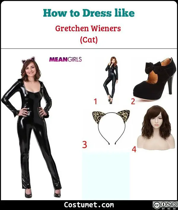 Gretchen Wieners (Cat) Costume for Cosplay & Halloween