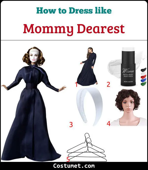 Mommy Dearest Costume for Cosplay & Halloween