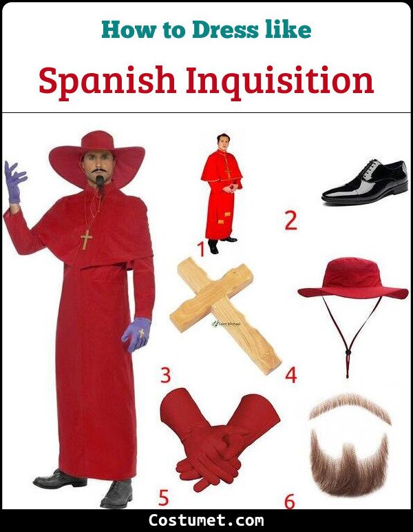 Spanish Inquisition Costume for Cosplay & Halloween