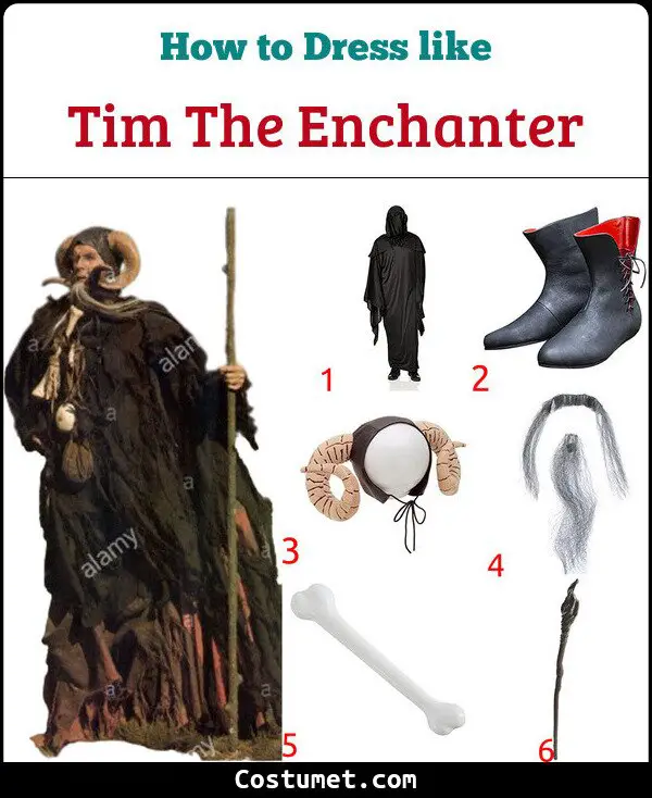 Tim The Enchanter Costume for Cosplay & Halloween