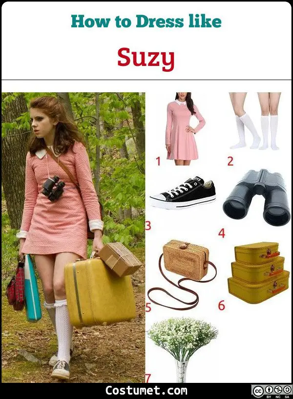 Suzy Moonrise Kingdom Costume for Cosplay & Halloween