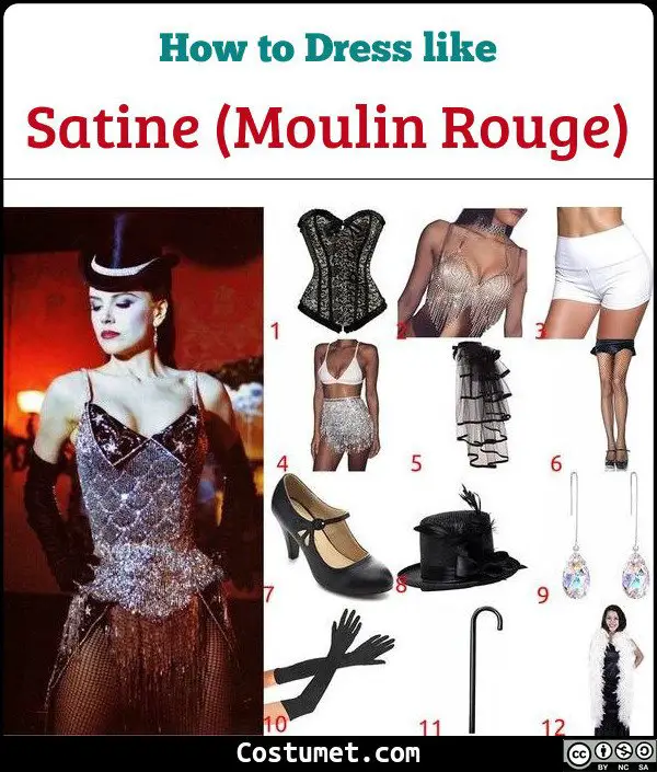 Moulin Rouge Satine Costume for Cosplay & Halloween