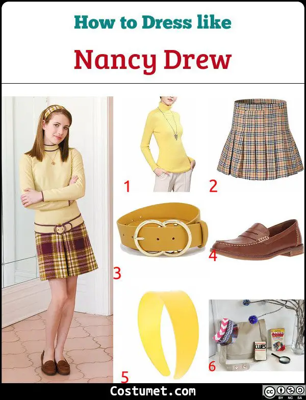 Nancy Drew Costume for Cosplay & Halloween