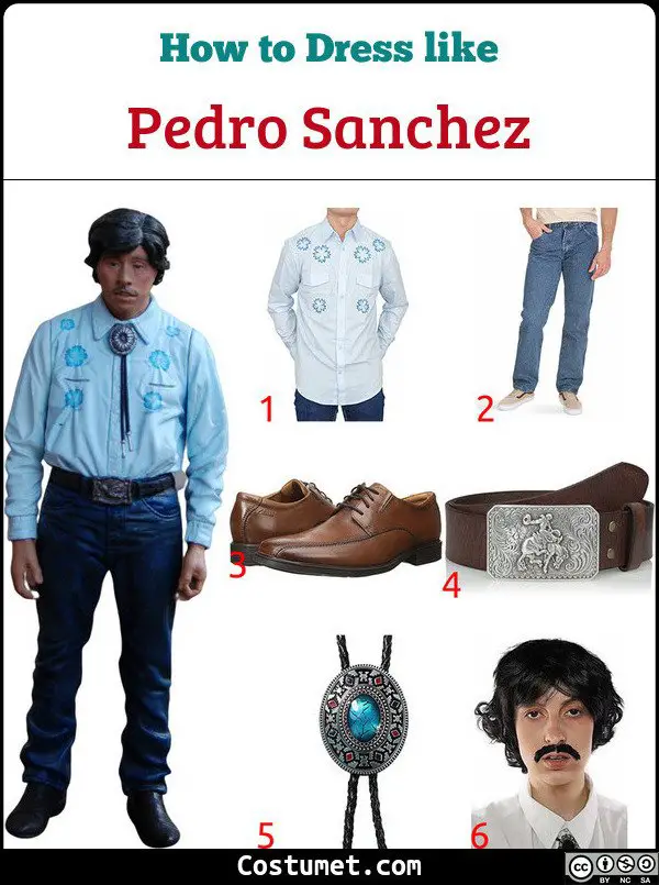 Pedro Sanchez Costume for Cosplay & Halloween