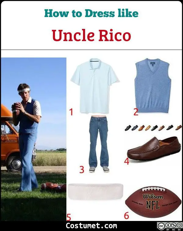 Uncle Rico Costume for Cosplay & Halloween