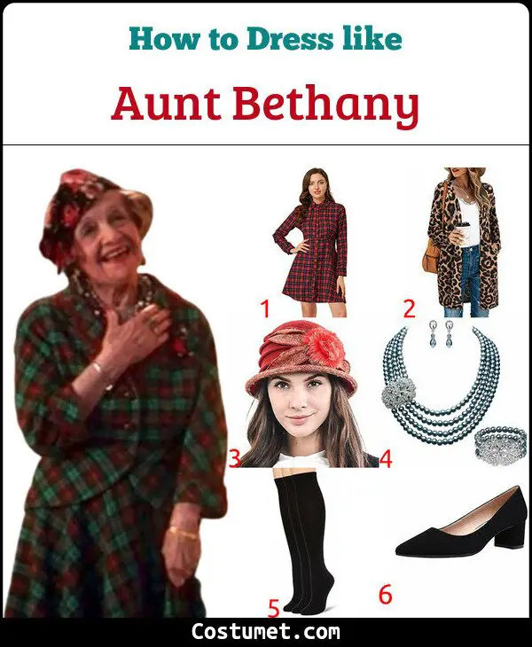 Aunt Bethany Costume for Cosplay & Halloween