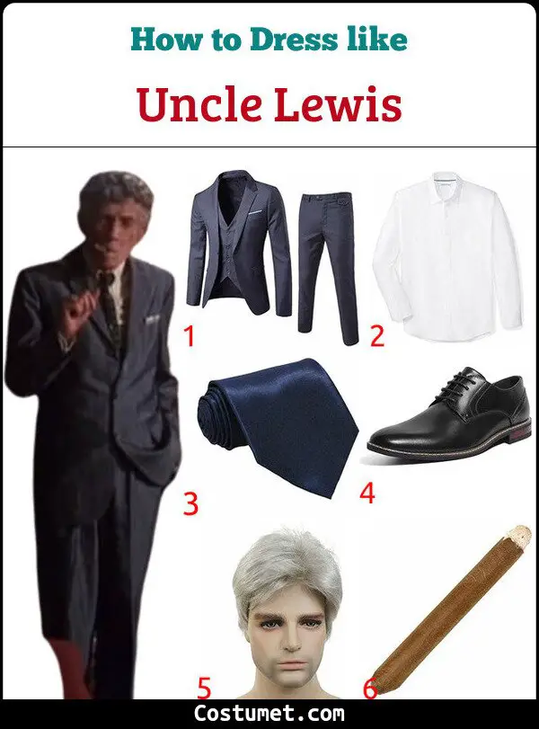 Uncle Lewis Costume for Cosplay & Halloween