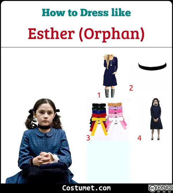 Esther (Orphan) Costume for Cosplay & Halloween