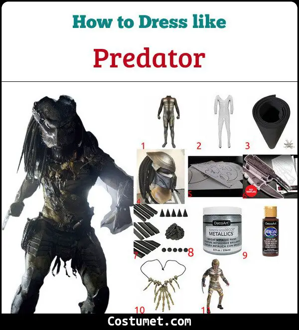Predator Costume for Cosplay & Halloween