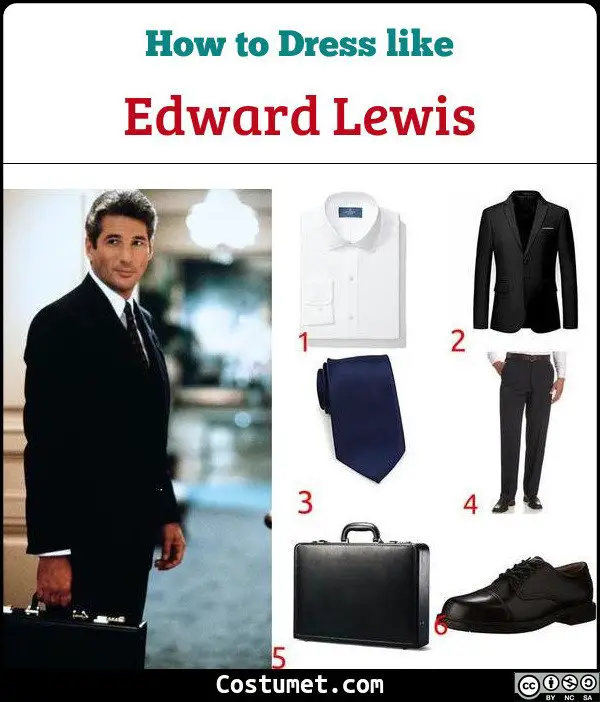 Edward Lewis Pretty Woman Costume for Cosplay & Halloween