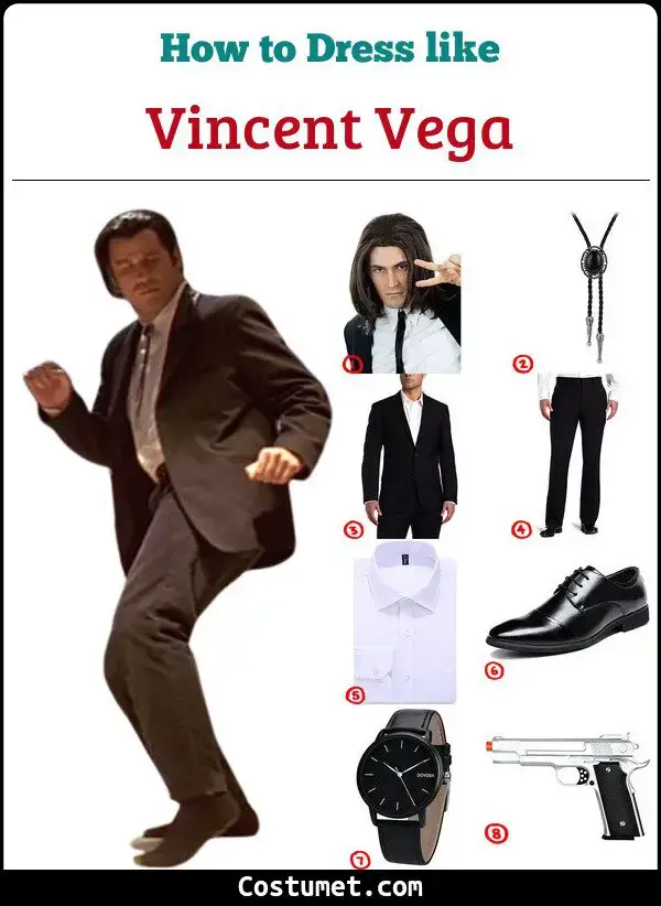 Vincent Vega Costume for Cosplay & Halloween 2023