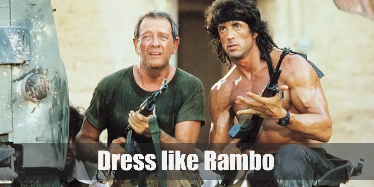 Rambo Costume for Cosplay &amp; Halloween 2021