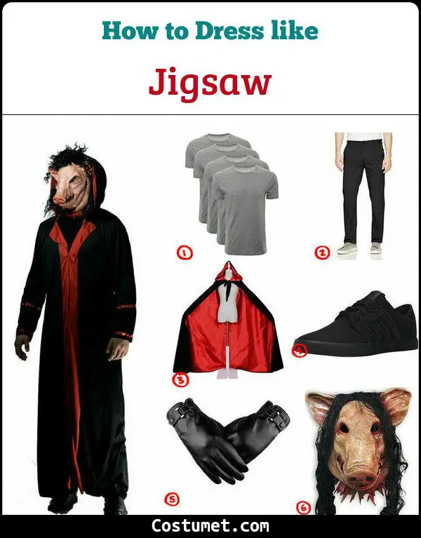 Jigsaw Costume for Cosplay & Halloween