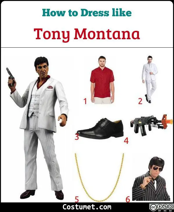 Tony Montana (Scarface) Costume for Cosplay & Halloween