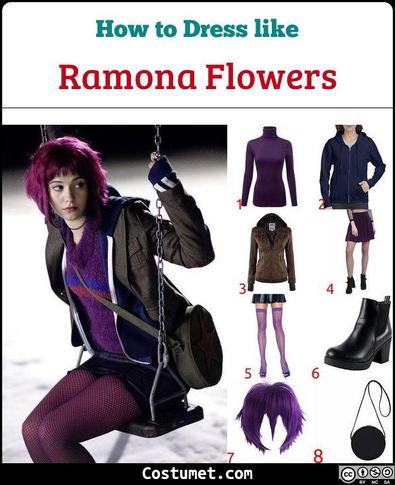 Waist Recur Product Scott Pilgrim & Ramona Flowers Costume for Cosplay & Halloween 2023