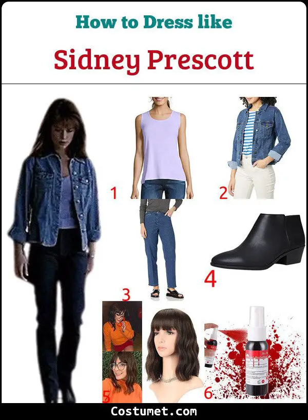 Sidney Prescott Costume for Cosplay & Halloween