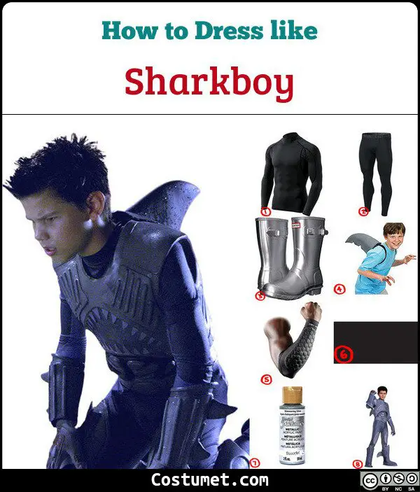 Sharkboy Costume for Cosplay & Halloween