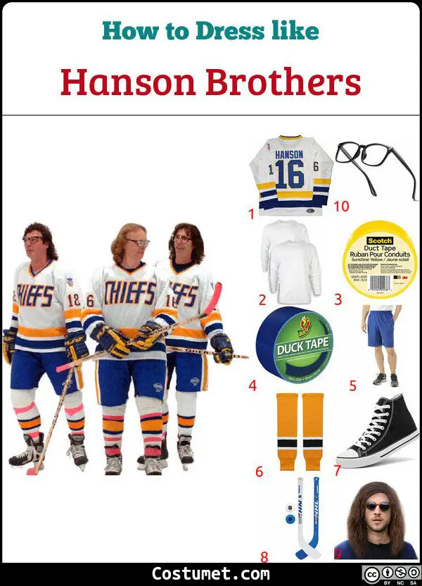 Hanson Brothers Costume for Cosplay & Halloween