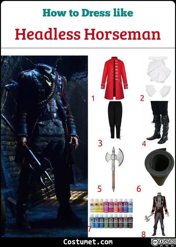 Sleepy Hollow Costume for Cosplay & Halloween