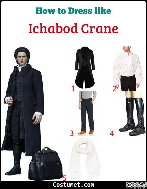 Ichabod Crane Costume for Cosplay & Halloween
