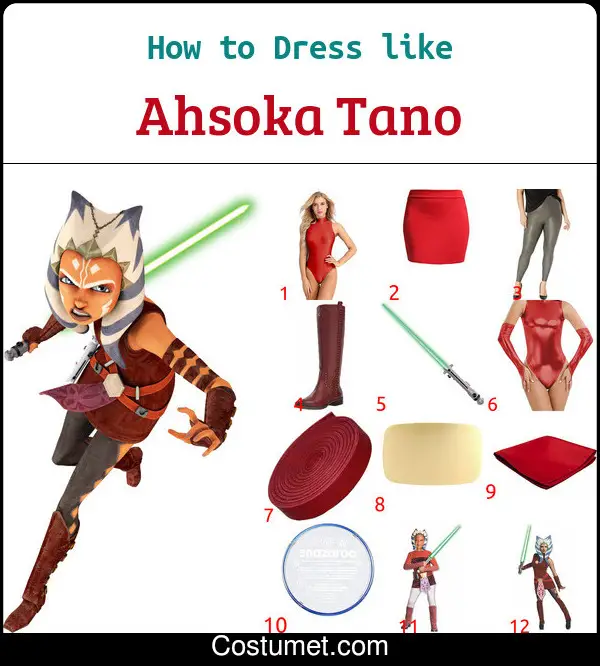 Ahsoka Tano Costume for Cosplay & Halloween