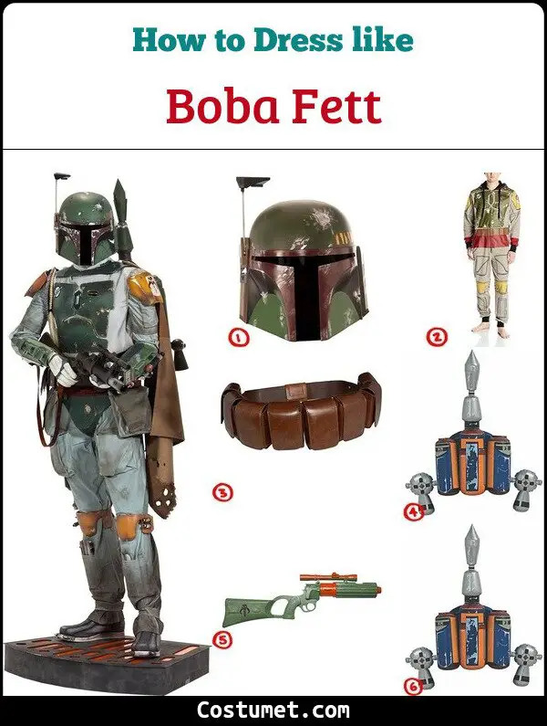 Boba Fett Costume for Cosplay & Halloween