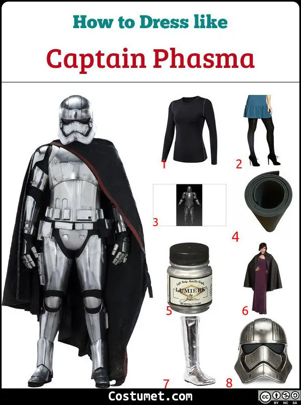 Captain Phasma Costume for Cosplay & Halloween