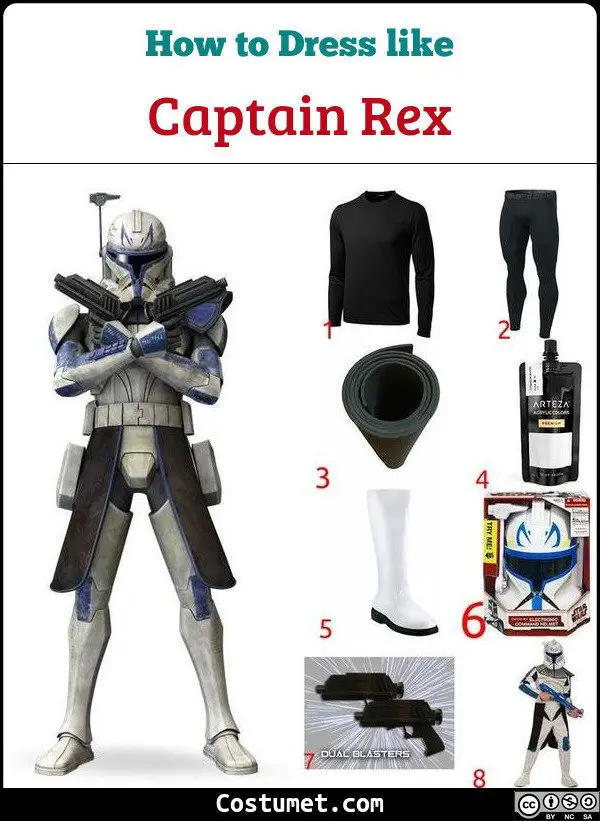 Captain Rex Costume for Cosplay & Halloween