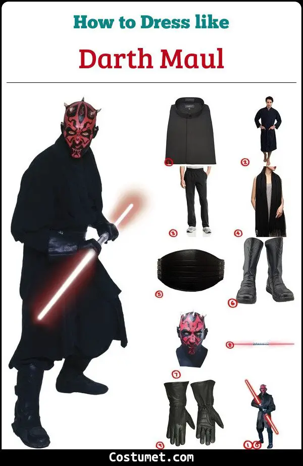 Darth Maul Costume for Cosplay & Halloween