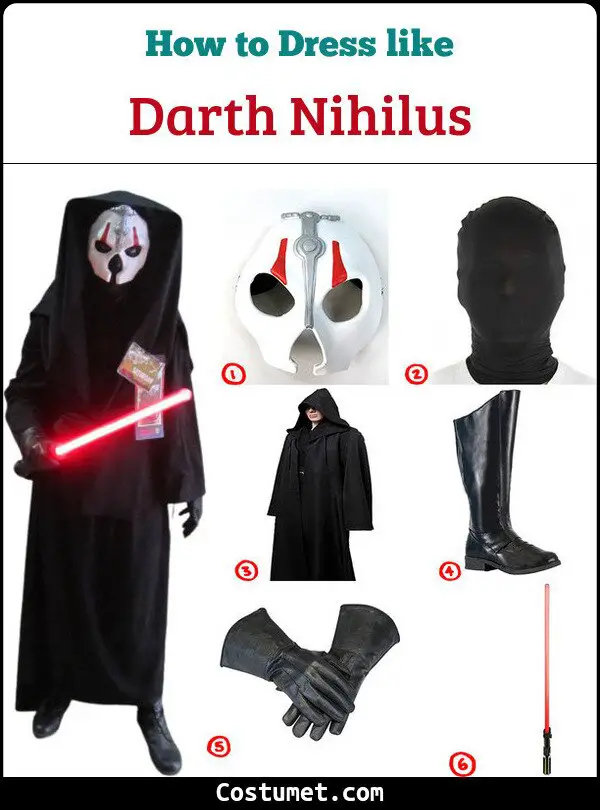 Darth Nihilus Costume for Cosplay & Halloween