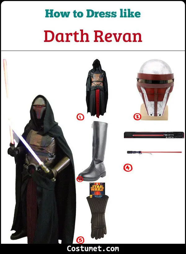 Darth Revan Costume for Cosplay & Halloween