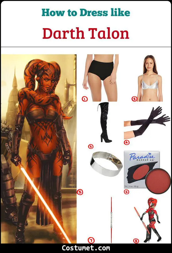 Darth Talon Costume for Cosplay & Halloween