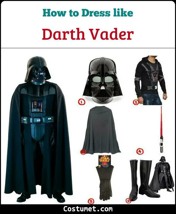 Darth Vader Costume for Cosplay & Halloween