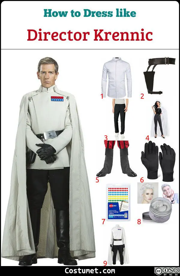 Director Krennic Costume for Cosplay & Halloween