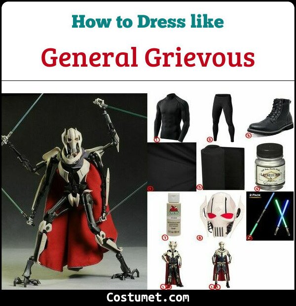 General Grievous Costume for Cosplay & Halloween