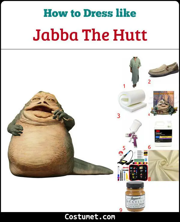 Jabba The Hutt Costume for Cosplay & Halloween