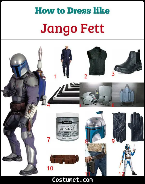 Jango Fett Costume for Cosplay & Halloween