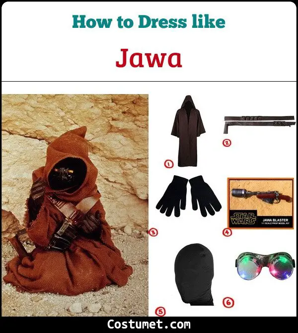 Jawa Costume for Cosplay & Halloween