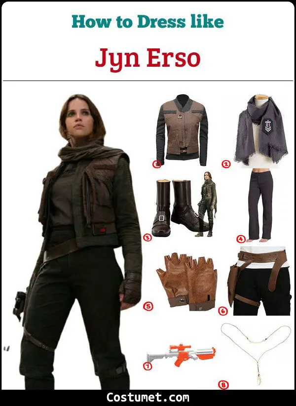 Jyn Erso Costume for Cosplay & Halloween