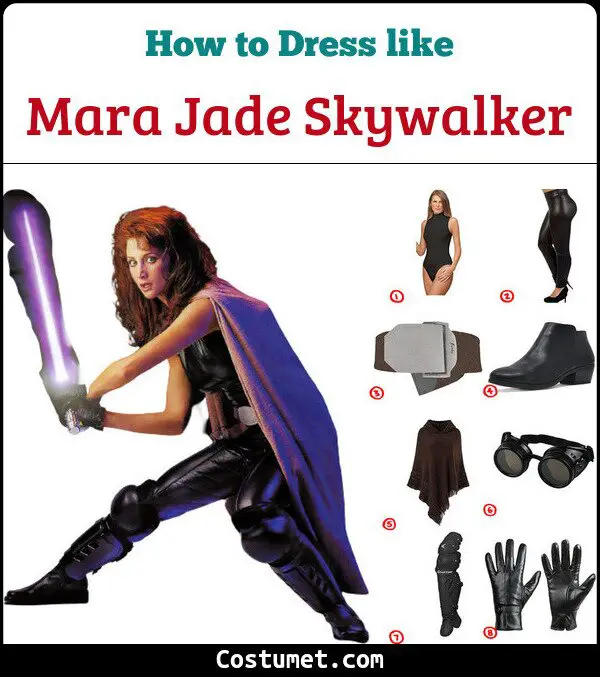 Mara Jade Skywalker Costume for Cosplay & Halloween