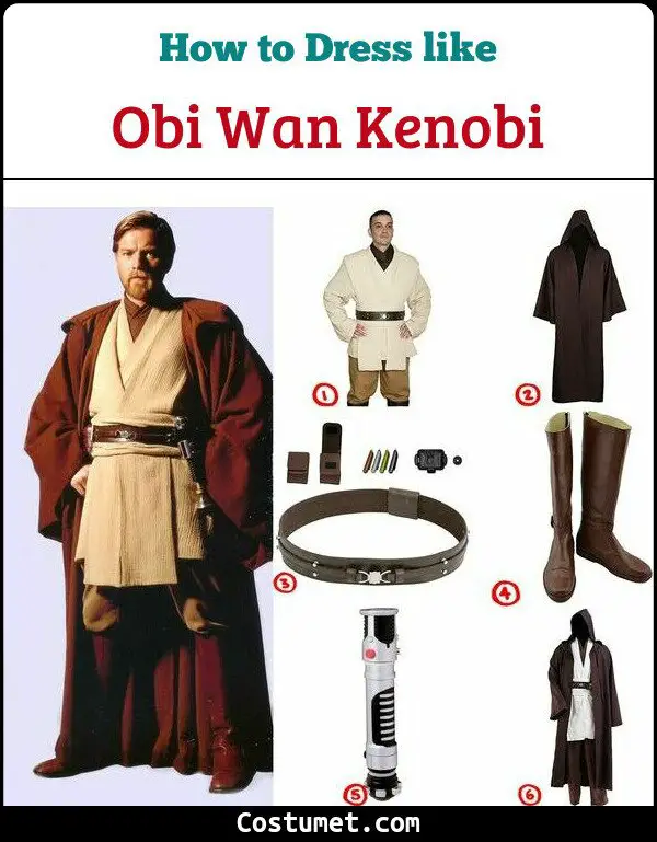 Obi Wan Kenobi Costume for Cosplay & Halloween