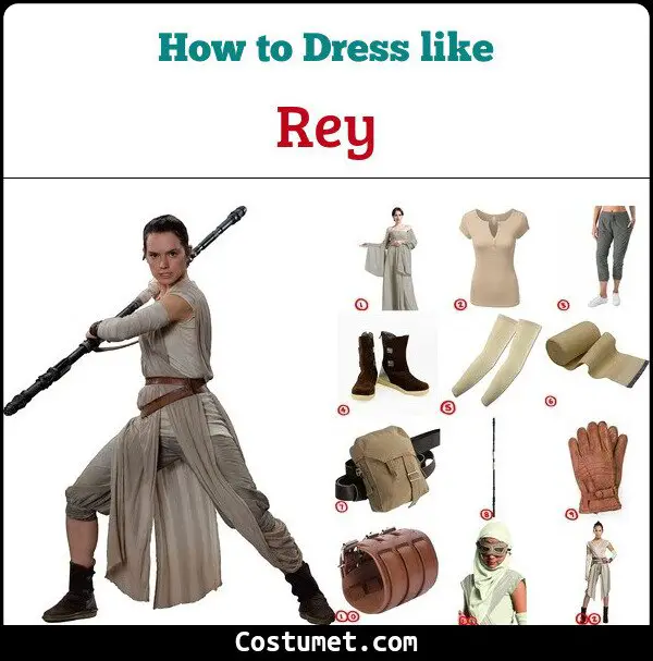 Rey Costume for Cosplay & Halloween