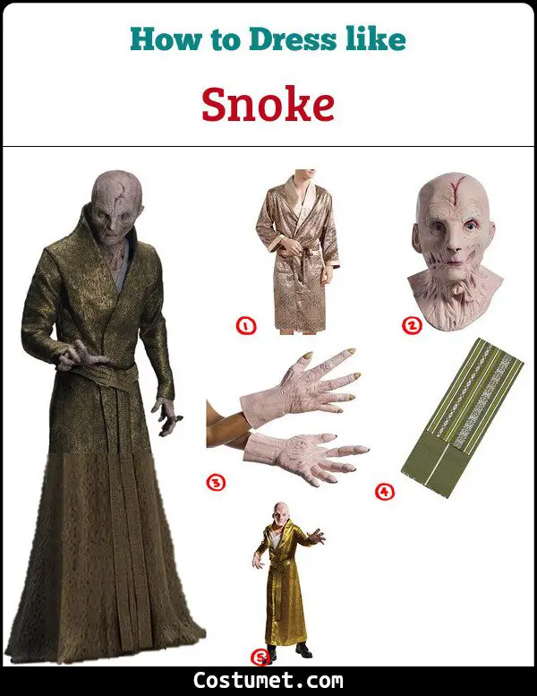 Snoke Costume for Cosplay & Halloween