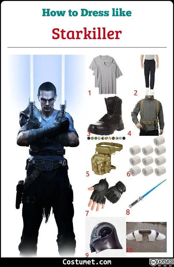 Starkiller Costume for Cosplay & Halloween