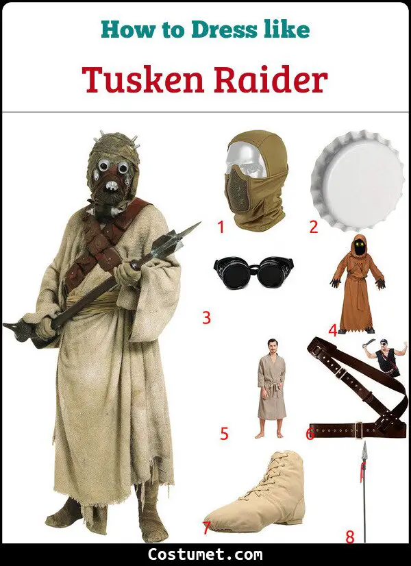 Tusken Raider Costume for Cosplay & Halloween